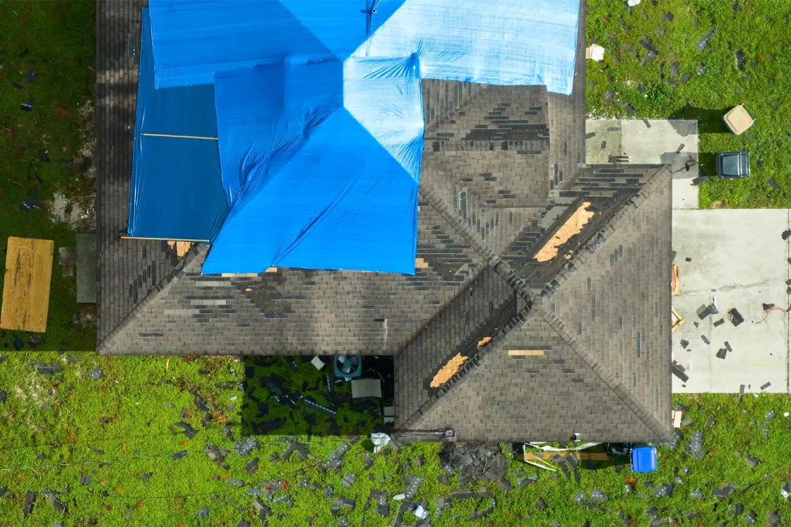 Ceiling water stain, one of the signs you need a new roof
