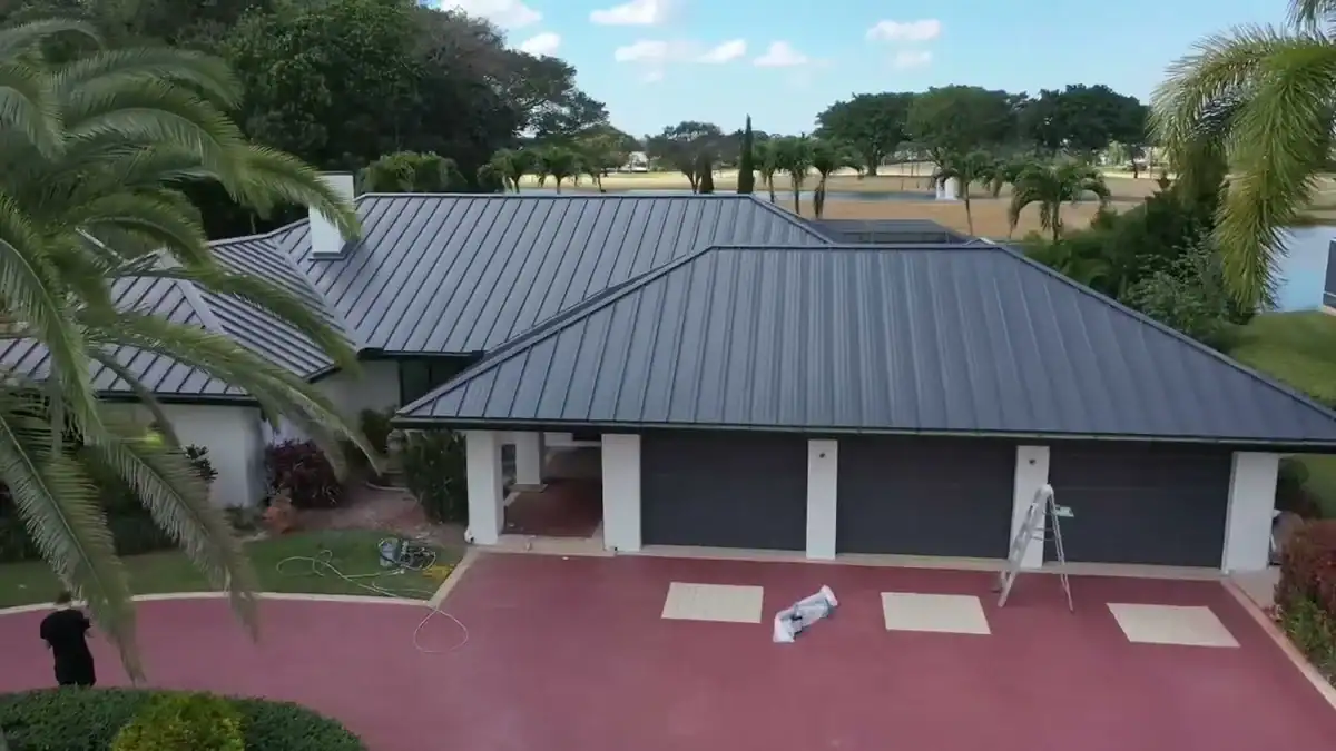 Charcoal Grey Metal Roof