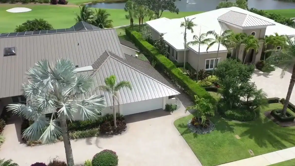 Medium Bronze Metal Roof