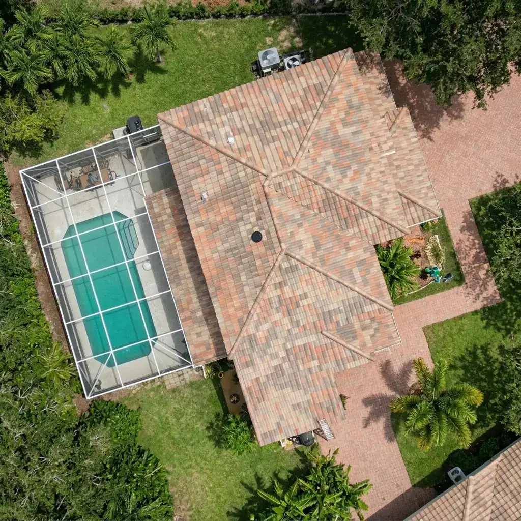 After roof view