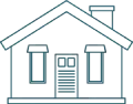 pngtree house icon outline style png image 5223982