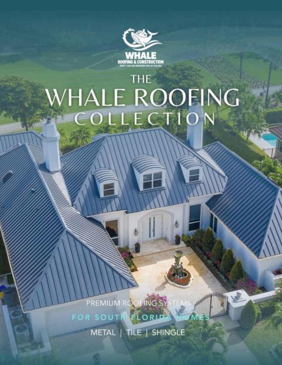 The Whale Roofing Collection catalog cover